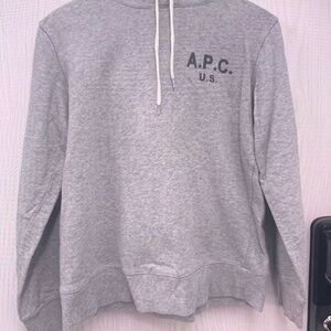 A.P.C. Light Gray Crewneck Sweater